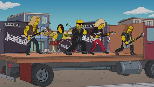Judas Priest ospiti dei Simpsons: il video