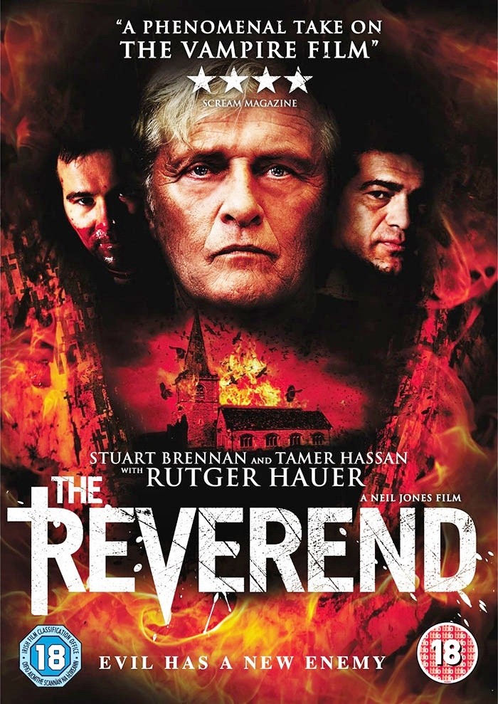 The Reverend – locandine del thriller-horror con Rutger Hauer