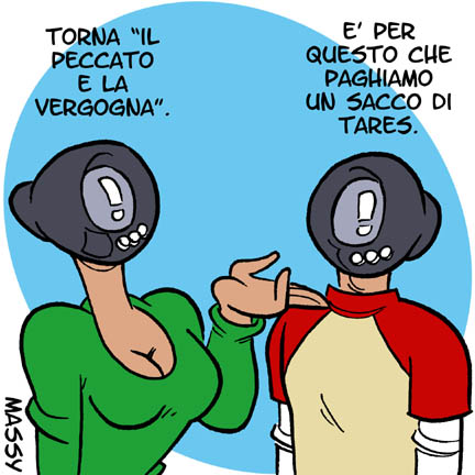 Tornano il peccato la vergogna