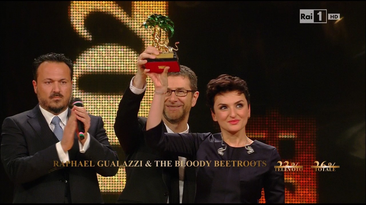 Sanremo 2014, finale 22 febbraio: vince Arisa, secondo Gualazzi, terzo Rubino