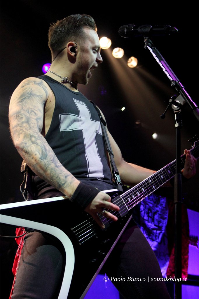 Bullet For My Valentine foto concerto Milano Alcatraz 13 Febbraio 2014