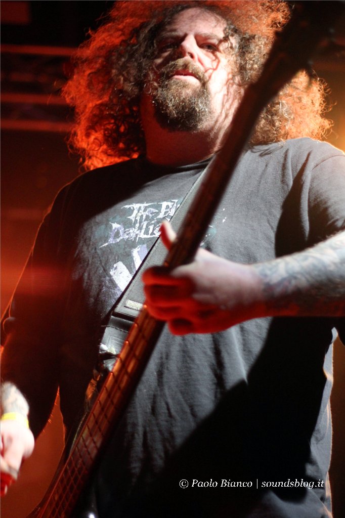 Napalm Death foto concerto Magnolia Milano 20 Febbraio 2014