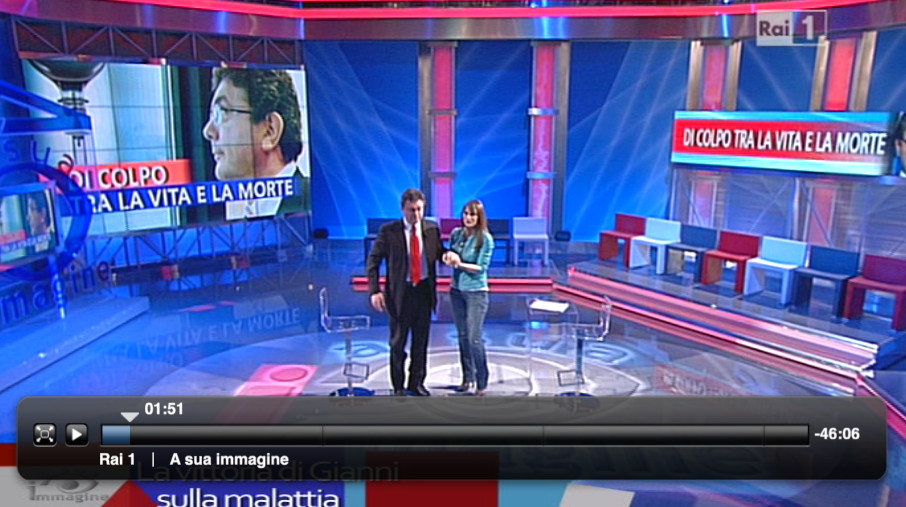 Gianni Maritati ad A sua immagine dopo l’ictus