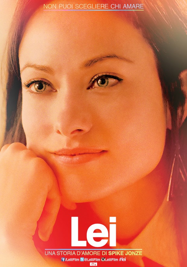 Lei – Her: nuova locandina italiana in esclusiva con Olivia Wilde