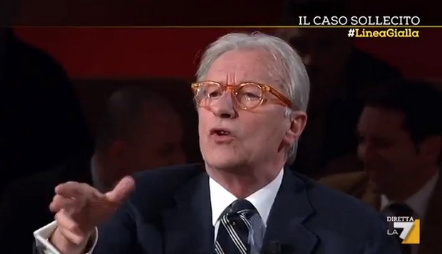 Linea Gialla, Vittorio Feltri: “Meredith Kercher? Non mi sono pentito di quello che ho detto”