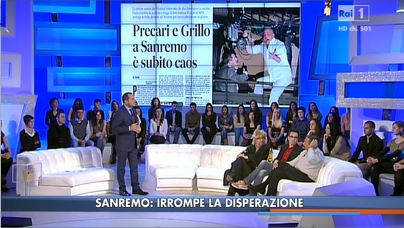 La vita in diretta fa dietrofront sugli operai: nessun’esclusiva. Ma la trasferta è flop