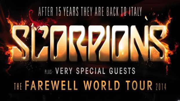 Scorpions, concerto in Italia il 18 Luglio 2014: tutti i dettagli