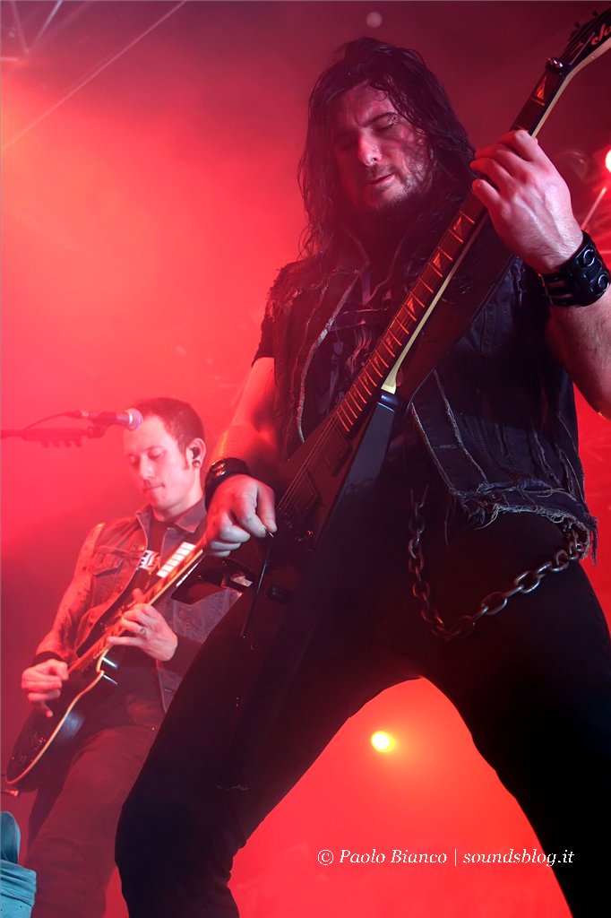 Trivium foto concerto Trezzo Milano 18 Febbraio 2014