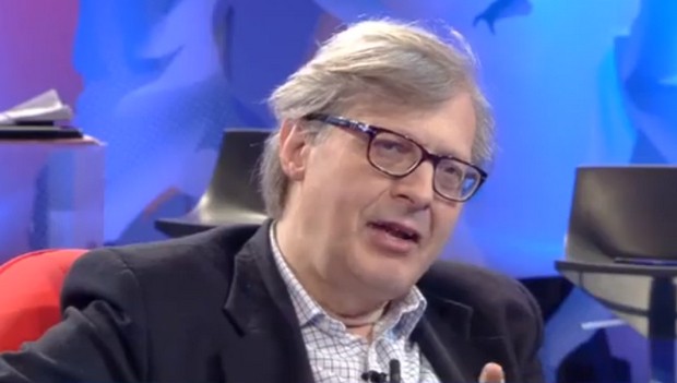 L’aria che tira, Vittorio Sgarbi: “Renzi è un figlio di putt*na. Alfano? Esponente della mafia” (VIDEO)