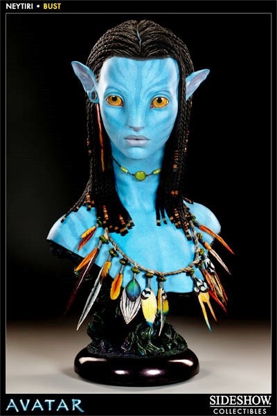 Avatar – foto del busto a grandezza naturale di Neytiri