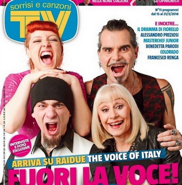 The Voice 2, J-Ax e Pelù contro Sorrisi: “Che schifo la foto di copertina!”