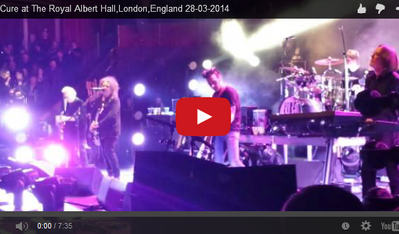 The Cure, concerto con 45 canzoni alla Royal Albert Hall (video)