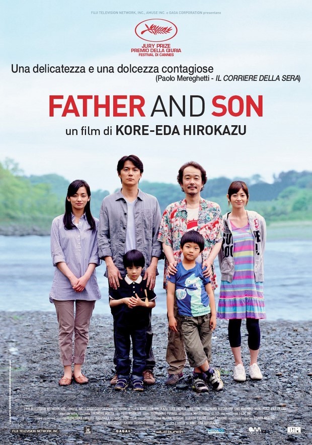 Ftaher and Son: locandina italiana del dramma giapponese premiato a Cannes 2013