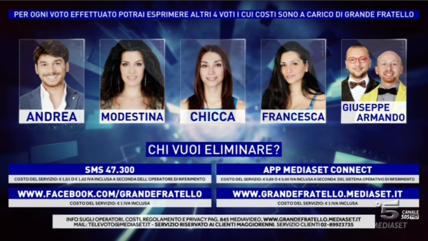 Grande Fratello 13: Veronica è l’eliminata della quarta puntata di lunedì 24 marzo 2014 (Live)