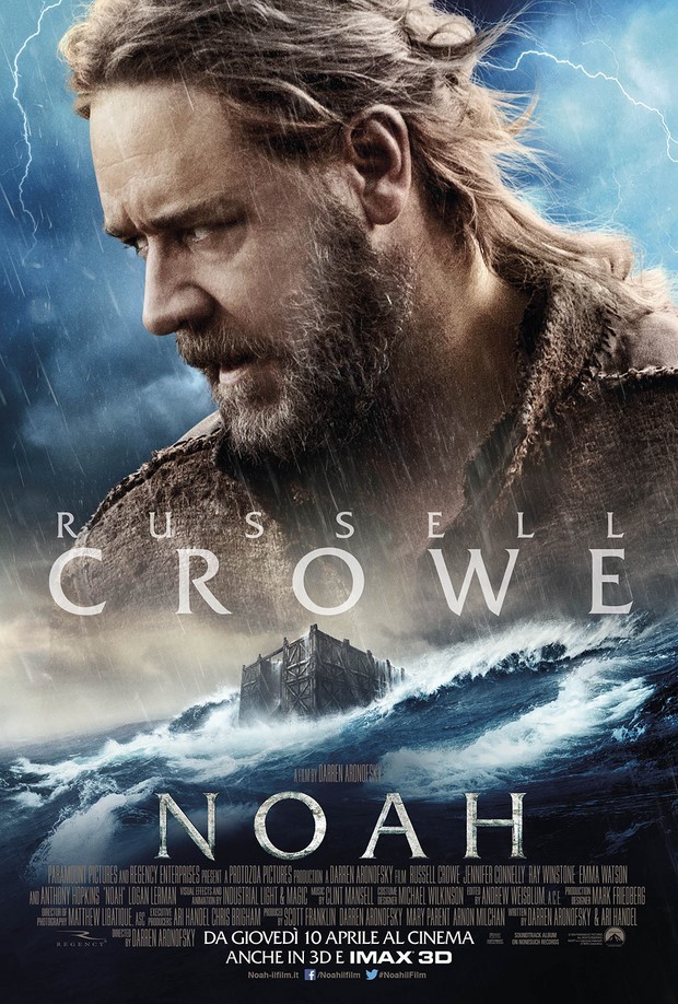 Noah: 7 character poster italiani, 2 locandine internazionali e un poster IMAX