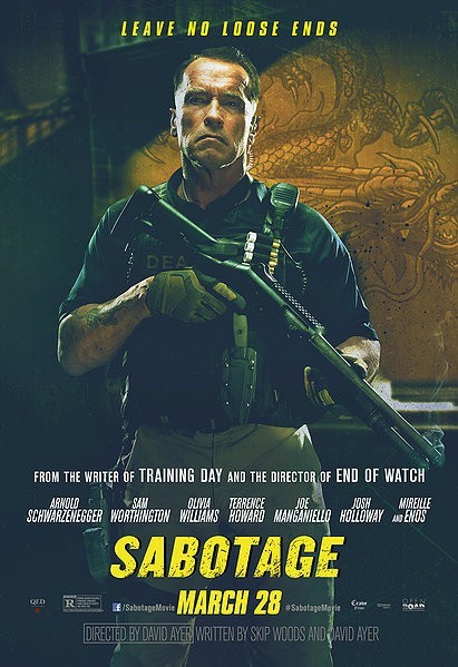 Sabotage: 5 nuove locandine internazionali e 6 character poster