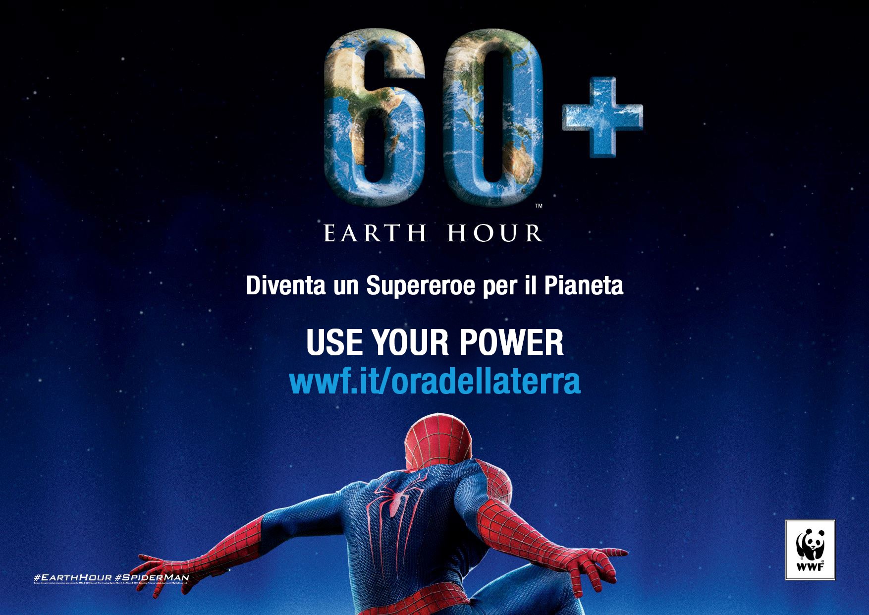 Spider-Man e Earth Hour 2014 per salvare la terra