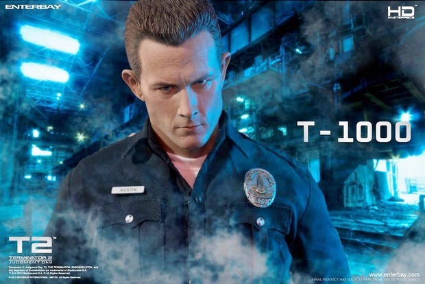 Terminator 2: nuova action figure Enterbay del T-1000 di Robert Patrick