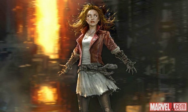 The Avengers: Age of Ultron – concept art con Scarlet Witch, Quicksilver e Hulk