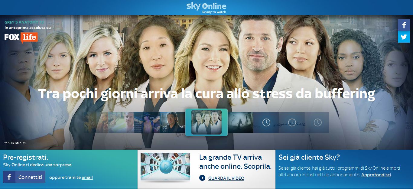 Sky Online, in arrivo la risposta della pay tv ad Infinity