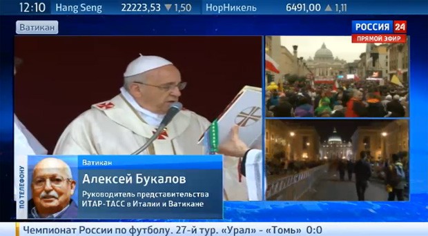 Canonizzazione, i Papi Santi in diretta TV nel mondo