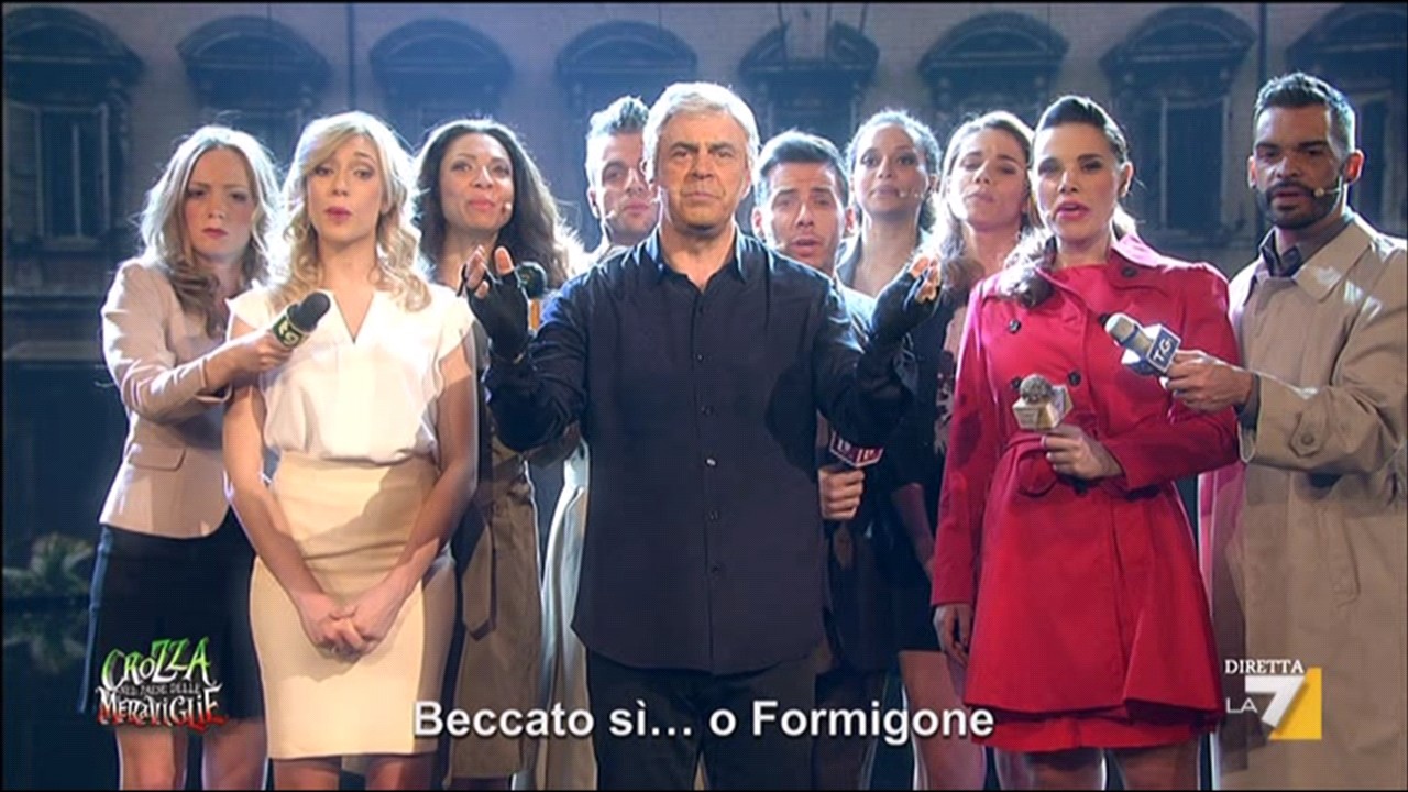 Crozza nel Paese delle Meraviglie, 11 aprile 2014, tutti gli sketch