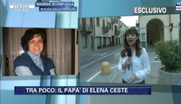 Pomeriggio Cinque copia il servizio di Chi l’ha visto su Elena Ceste ma lo spaccia per esclusivo
