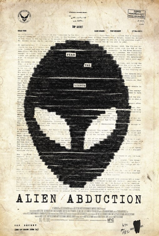 Alien Abduction: locandina del thriller found footage con rapimenti alieni