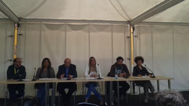 Concerto Primo Maggio 2014, conferenza stampa da Piazza San Giovanni