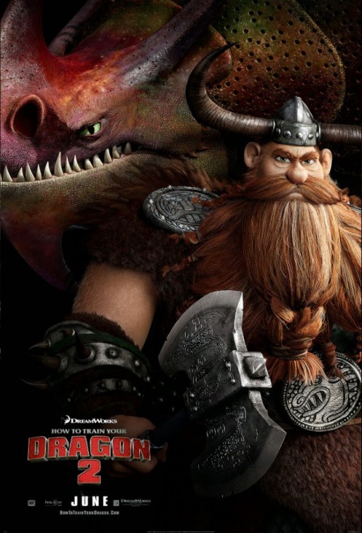 Dragon Trainer 2: nuovo character poster “Stoik” del sequel Dreamworks Animation