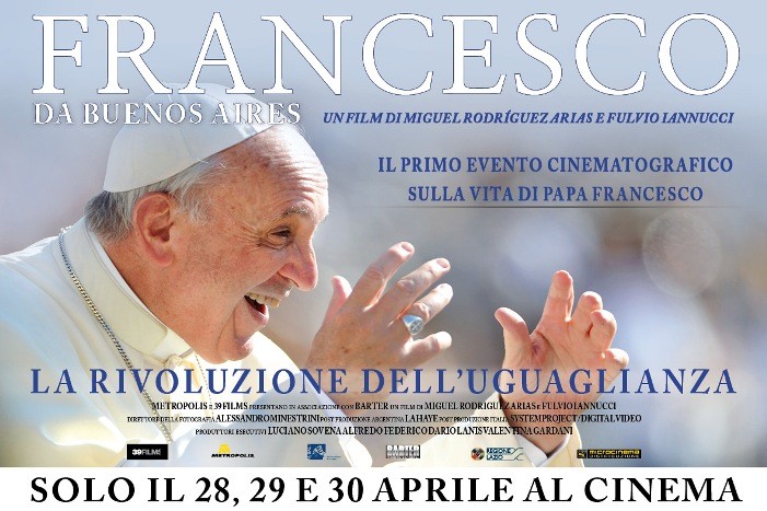 Francesco da Buenos Aires: due nuove clip del film su Papa Bergoglio ed evento Canonizzazione in 3D