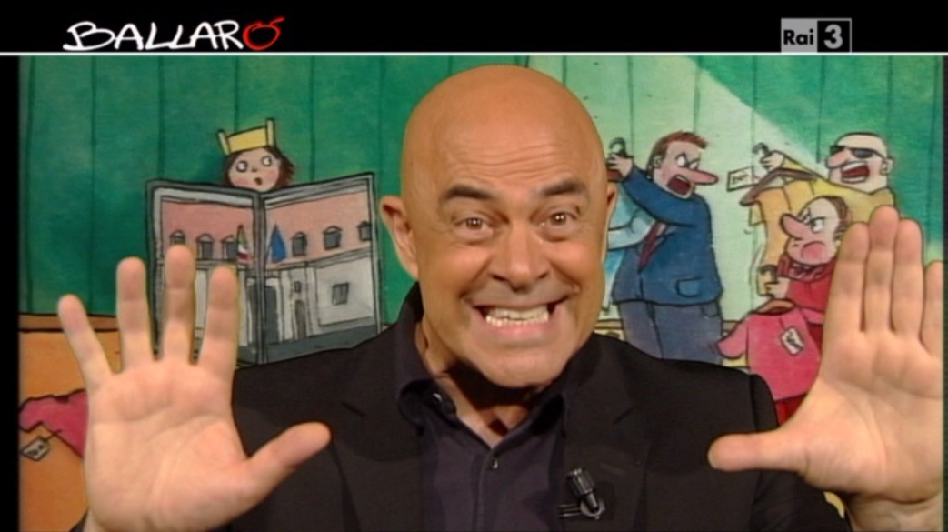 Maurizio Crozza a Ballarò del 29 aprile 2014 (VIDEO)