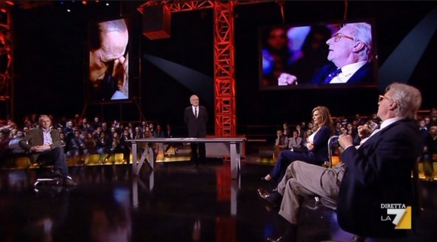 Vittorio Feltri rivela: “Fui io a promuovere Santoro all’esame di Stato”. E attacca Floris e Fazio