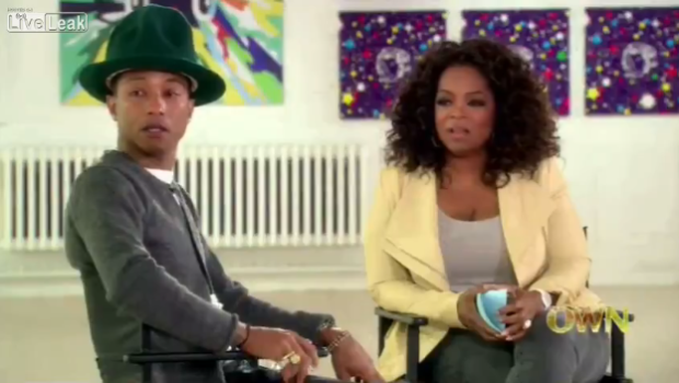 Pharrell Williams si commuove per il successo di Happy: video