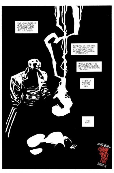 Sin City 2: immagini degli storyboard di Frank Miller