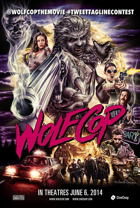 Wolfcop: poster dell’horror con licantropi di Lowell Dean