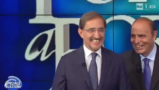 Porta a Porta, La Russa si taglia la barba