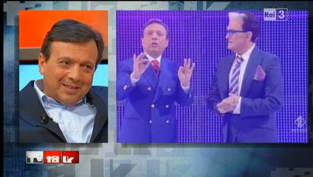 Chiambretti a Tv Talk risponde a TvBlog: “Farei Chi ha incastrato Peter Pan, ma torno a Striscia la Notizia”