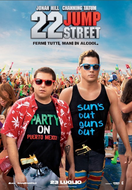 22 Jump Street – locandina italiana del sequel con Channing Tatum e Jonah Hill