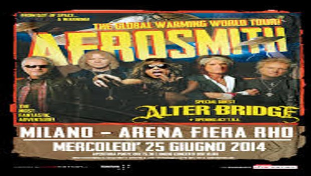 Aerosmith in concerto a Rho il 25 Giugno: tutte le informazioni