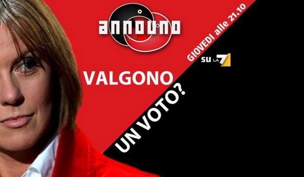Announo, stasera Giulia Innocenzi ospita il ministro Lorenzin e Di Pietro