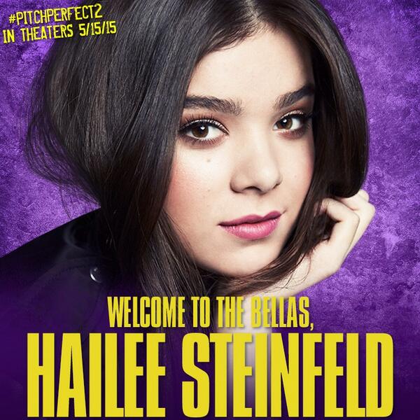 Film 2015-2016: Max Steel per Andy Garcia – Hailee Steinfeld in Pitch Perfect 2
