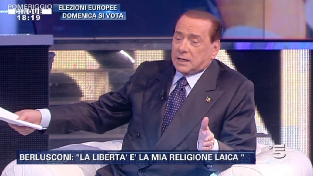 Europee 2014, Berlusconi in tv: intervista di Barbara d’Urso a Pomeriggio Cinque