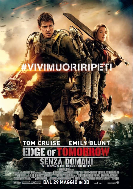 Edge of Tomorrow – Senza domani: nuova locandina italiana dello sci-fi con Tom Cruise