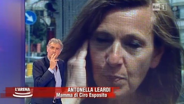 Festa della Mamma da Giletti con le madri di Genny ‘a Carogna e Ciro Esposito