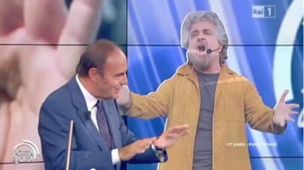 Perché Beppe Grillo va a Porta a Porta da Bruno Vespa?