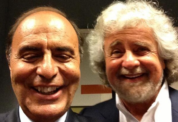 Grillo da Vespa: gli ascolti, il video di Porta a Porta e il plastico regalato