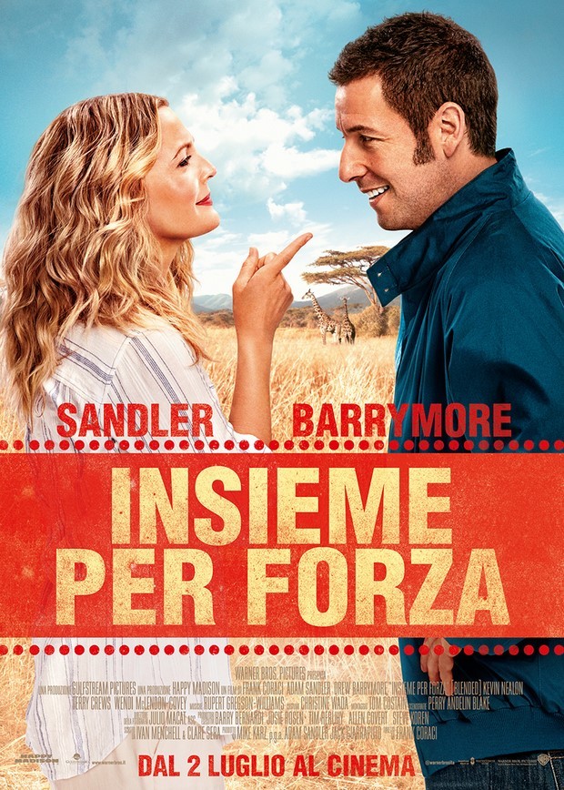 Insieme per forza – nuova locandina della commedia con Adam Sandler e Drew Barrymore