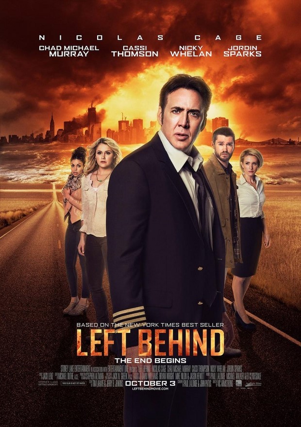 Left Behind: poster del dramma apocalittico con Nicolas Cage