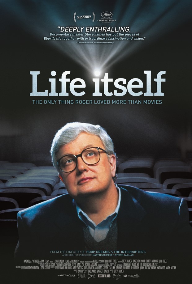 Life Itself: locandina del documentario su Roger Ebert